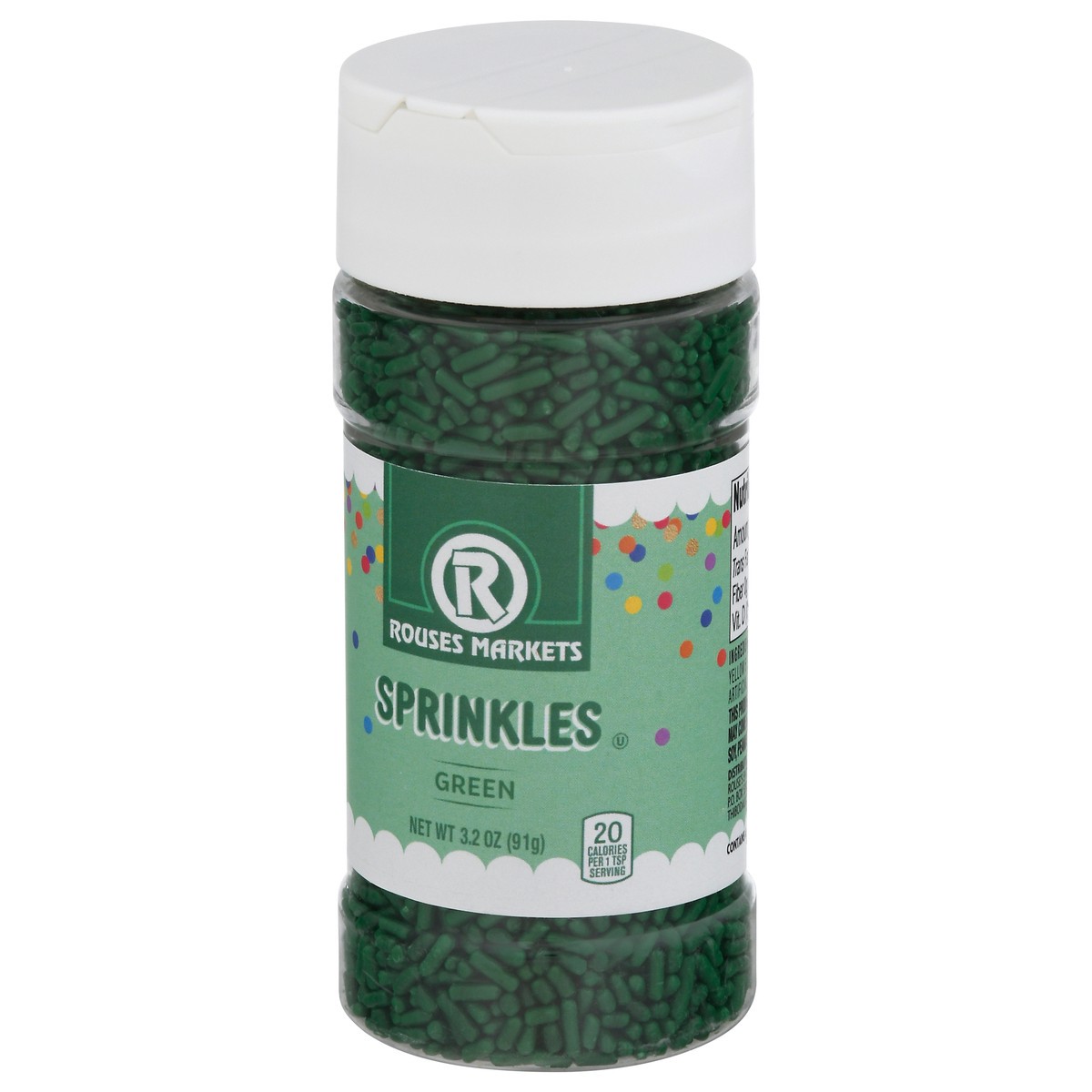 slide 12 of 14, Rouses Markets Green Sprinkles 3.2 oz, 3.2 oz