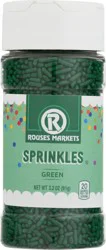 Rouses Markets Green Sprinkles 3.2 oz