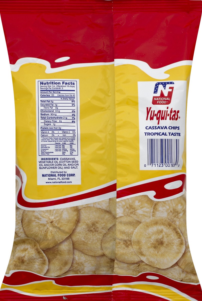 slide 4 of 6, Yuquitas Cassava Chips 5 oz, 5 oz
