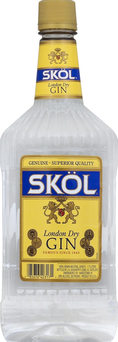 slide 2 of 2, Skol Gin 1.75 lt, 1.75 liter