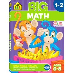 School Zone BIG Math Grade 1-2 Workbook