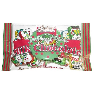 slide 1 of 1, Palmer Santa's Helpers Milk Chocolate Candy, 4.5 oz