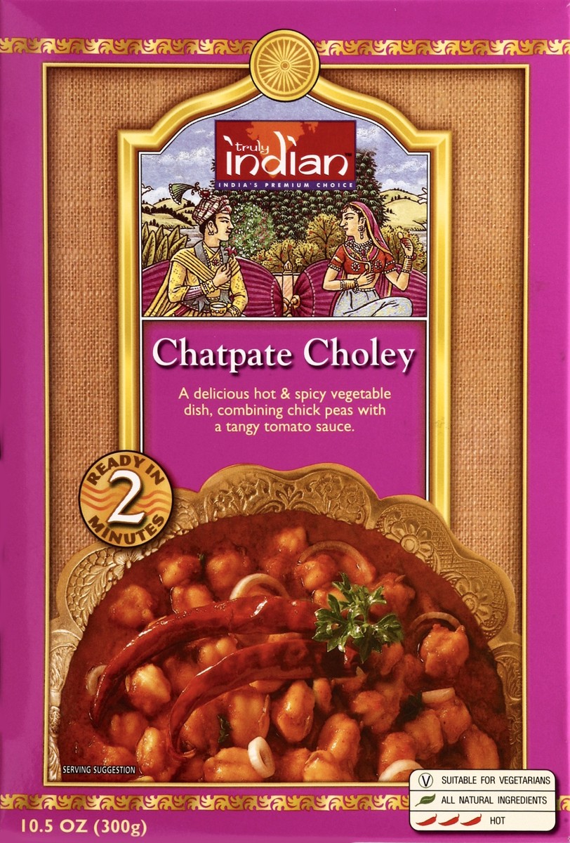 slide 1 of 4, Truly Indian Chatpate Choley 10.5 oz, 10.5 oz