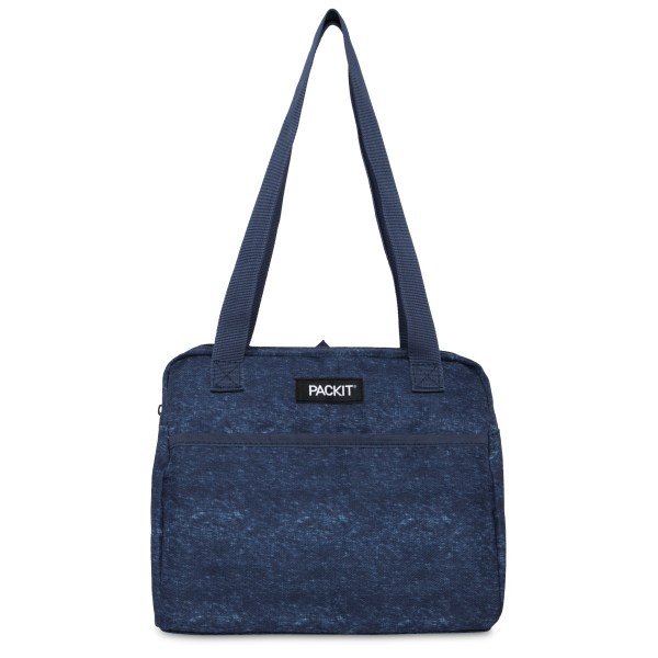 slide 1 of 1, PackIt Freezable Hampton Lunch Bag, 8-1/2&Rdquo;H X 10-1/2&Rdquo;W X 7-3/4&Rdquo;D, Blue, 1 ct