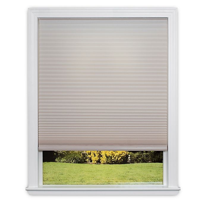 slide 1 of 5, Redi Shade Easy Lift Cordless Cellular Soft-Spun Shade - Natural, 48 in x 64 in