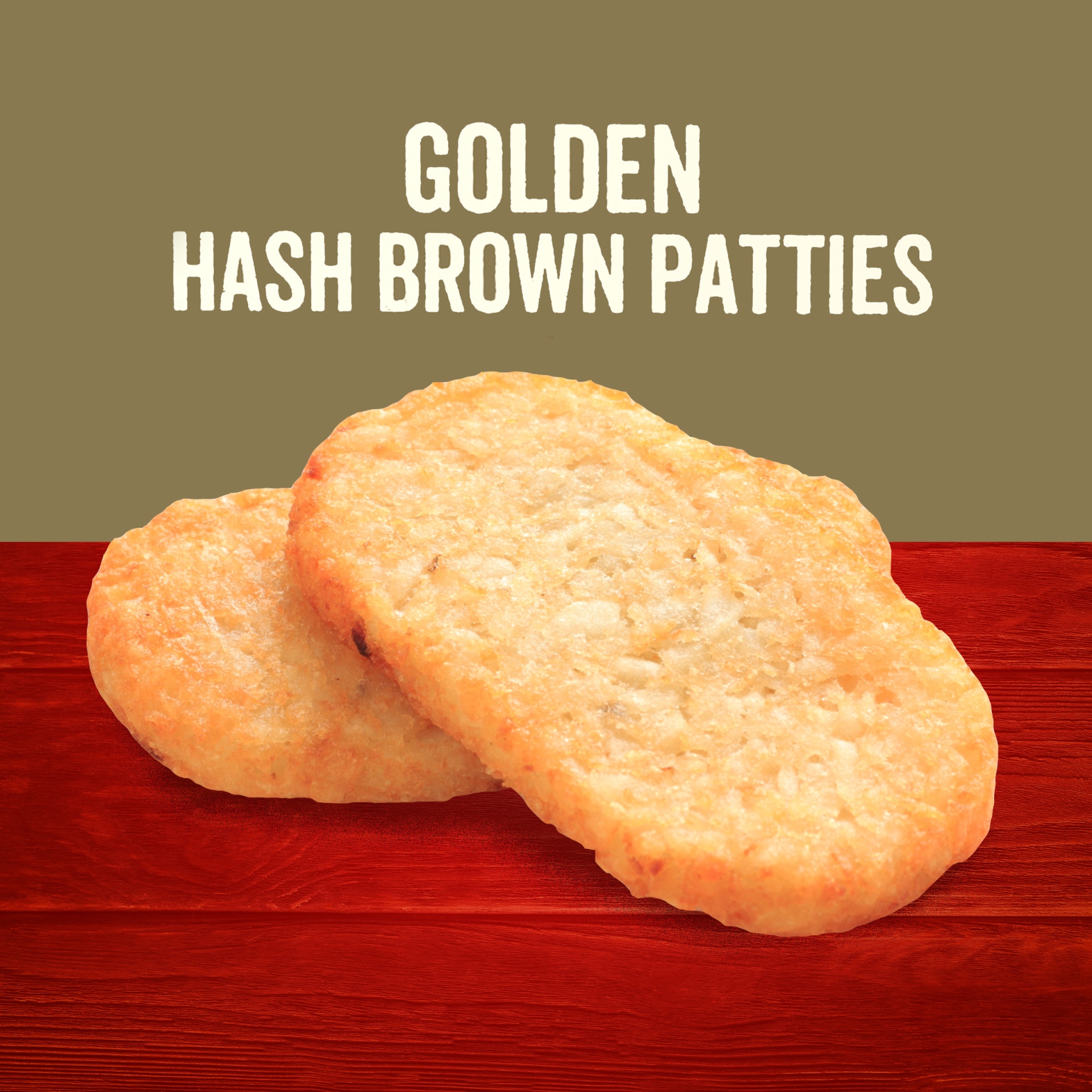 slide 2 of 2, Ore-Ida Golden Hash Brown Patties Shredded Frozen Potatoes, 10 ct; 22.5 oz