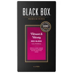 Black Box Vibrant and Velvety Red Blend Red Wine 3L Box