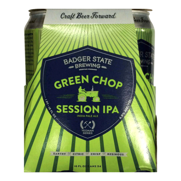 slide 1 of 1, Badger Brew Green Chop IPA, 1 ct