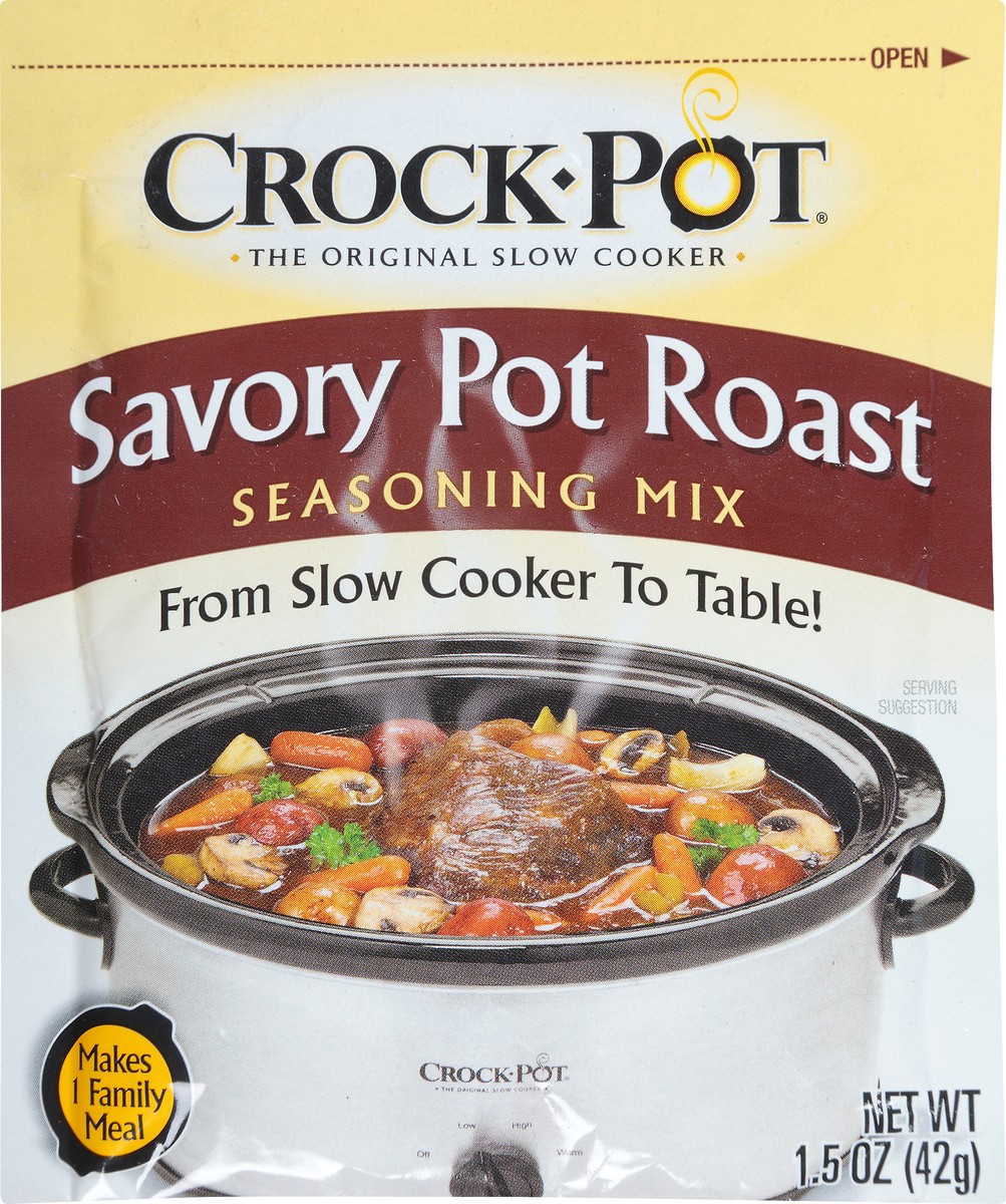 slide 4 of 7, Crock-Pot Crockpot Savory Pot Roast Seasoning Mix, 1.5 oz, 1.5 oz
