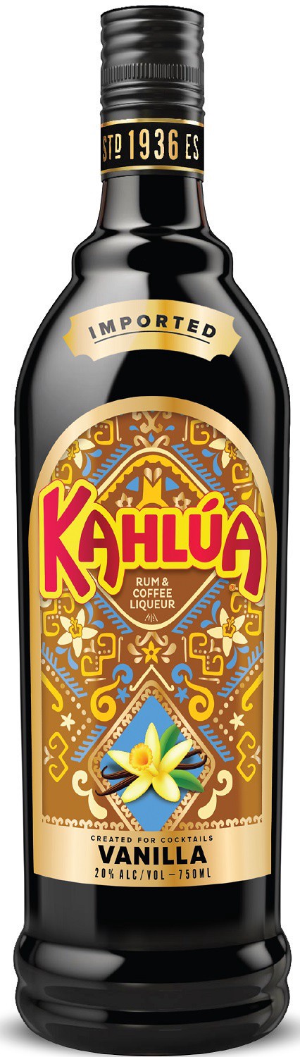slide 1 of 7, Kahlua Liqueur Kahlua Vanilla Rum and Coffee Liqueur, 750 mL Bottle, 20% ABV, 750 ml