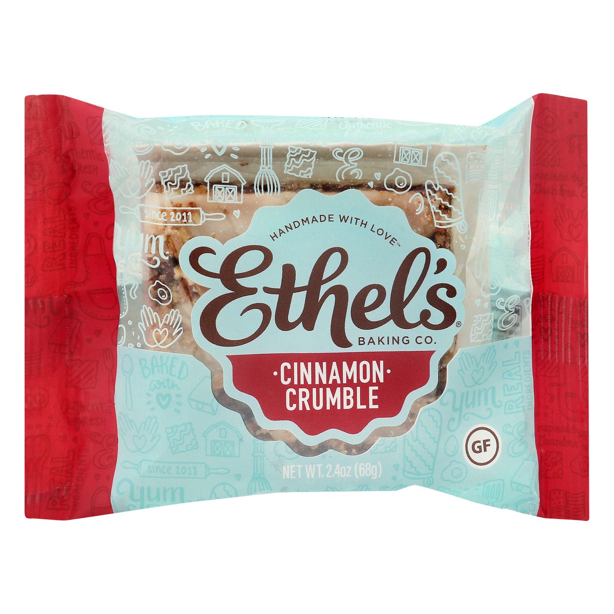 slide 3 of 13, Ethel's Cinnamon Crumble Dessert Bar, 2.4 oz, 1 ct