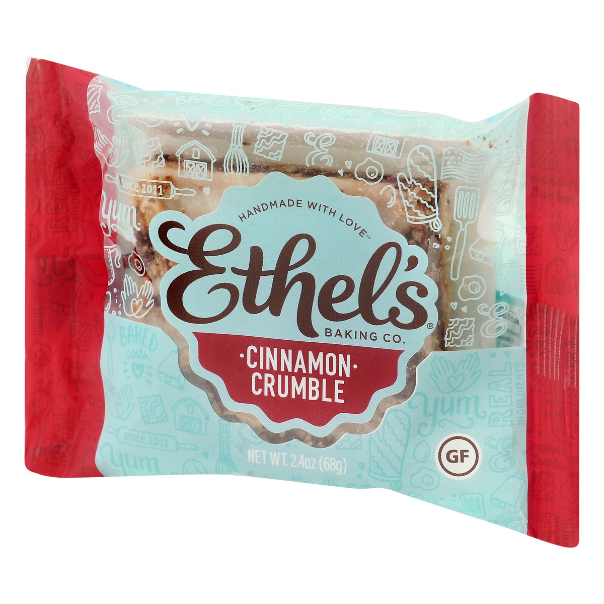 slide 8 of 13, Ethel's Cinnamon Crumble Dessert Bar, 2.4 oz, 1 ct