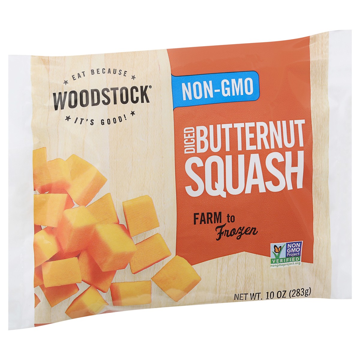 slide 2 of 13, Woodstock Diced Butternut Squash 10 oz, 10 oz