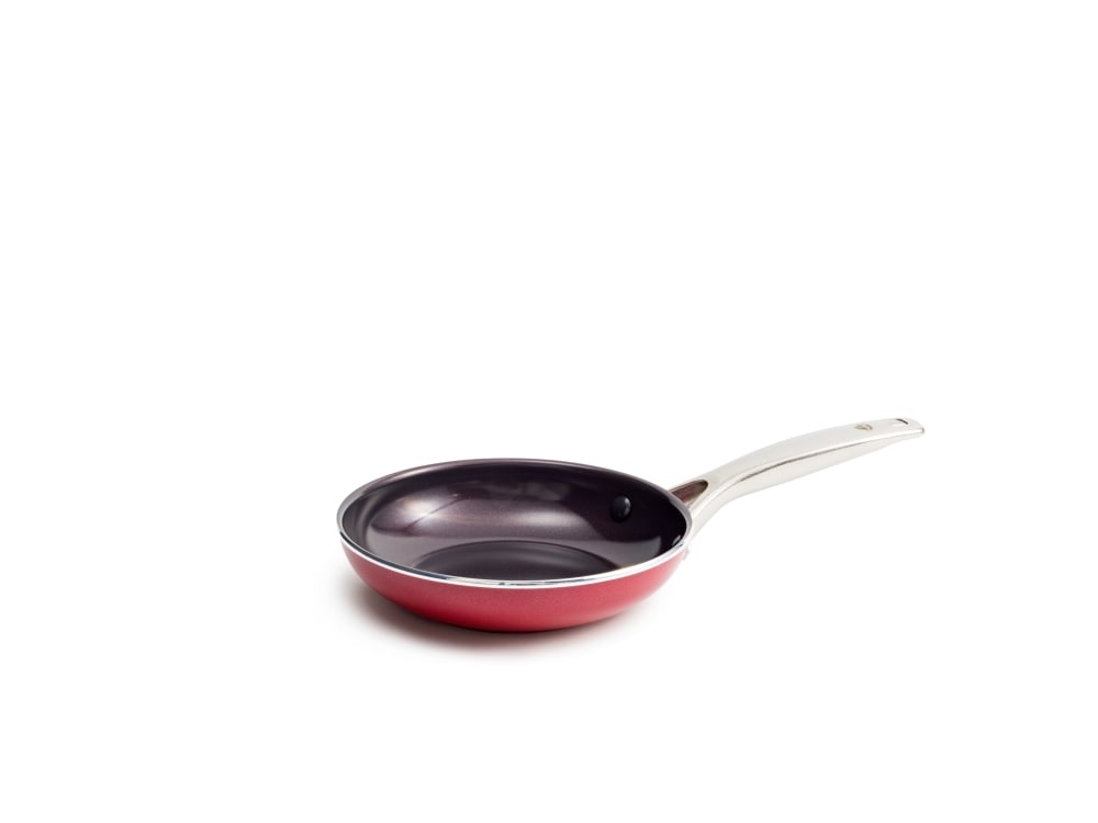 slide 1 of 1, Blue Diamond Open Frypan - Red, 8 in