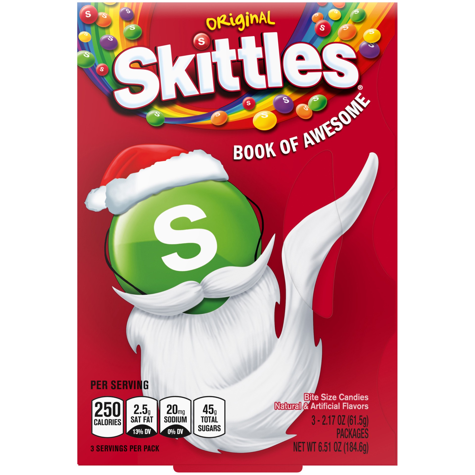 slide 1 of 5, SKITTLES Original Christmas Story Book (Three 2.17-oz. Packages), 6.51 oz