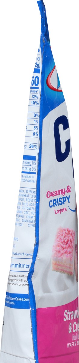 slide 10 of 11, Hostess Crispy Minis Strawberry & Creme Wafer Snacks 4 oz, 4 oz