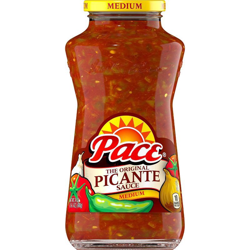 slide 1 of 5, Pace Picante Sauce, Medium, 24 oz