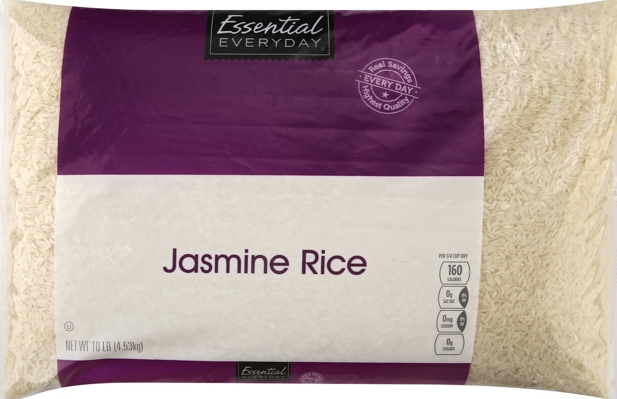slide 3 of 6, Essential Everyday Jasmine Rice, 10 lb