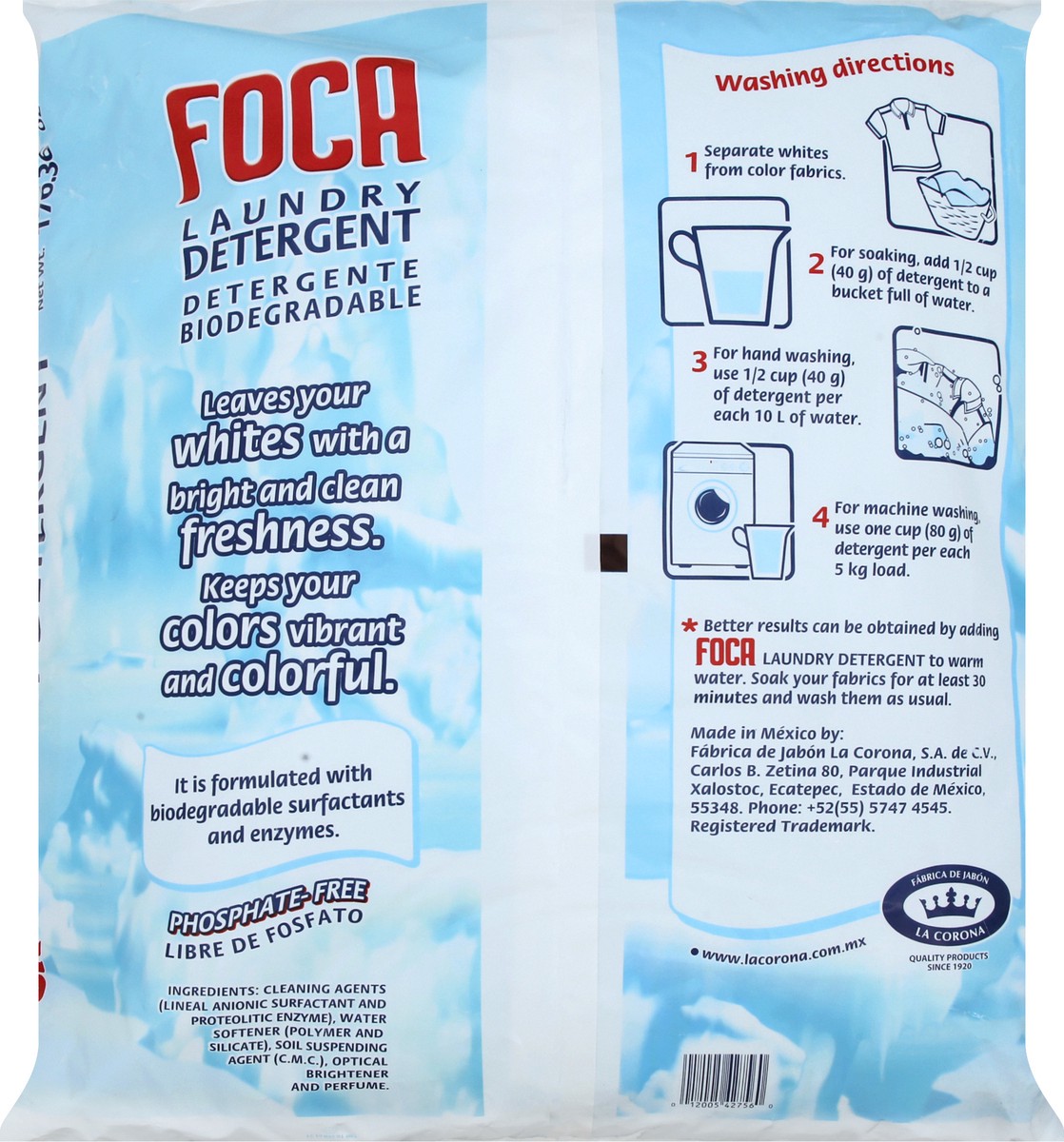 slide 10 of 12, Foca Laundry Detergent 176.36 oz, 176.36 oz