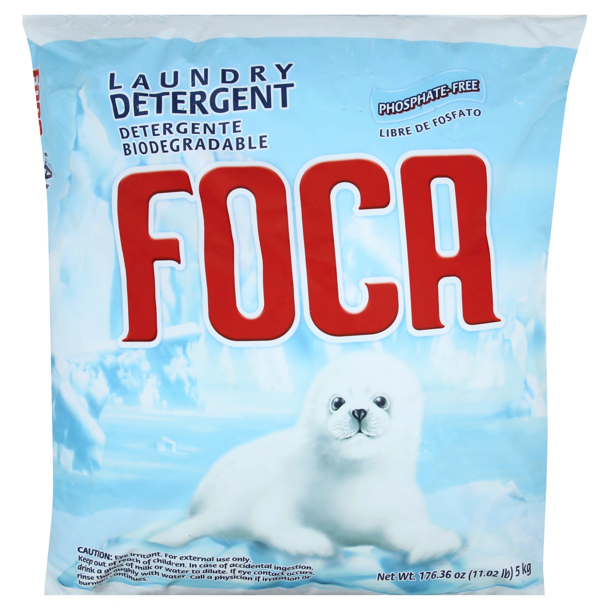 slide 10 of 10, Foca Powder Phosphate Free Laundry Detergent, 11 lb
