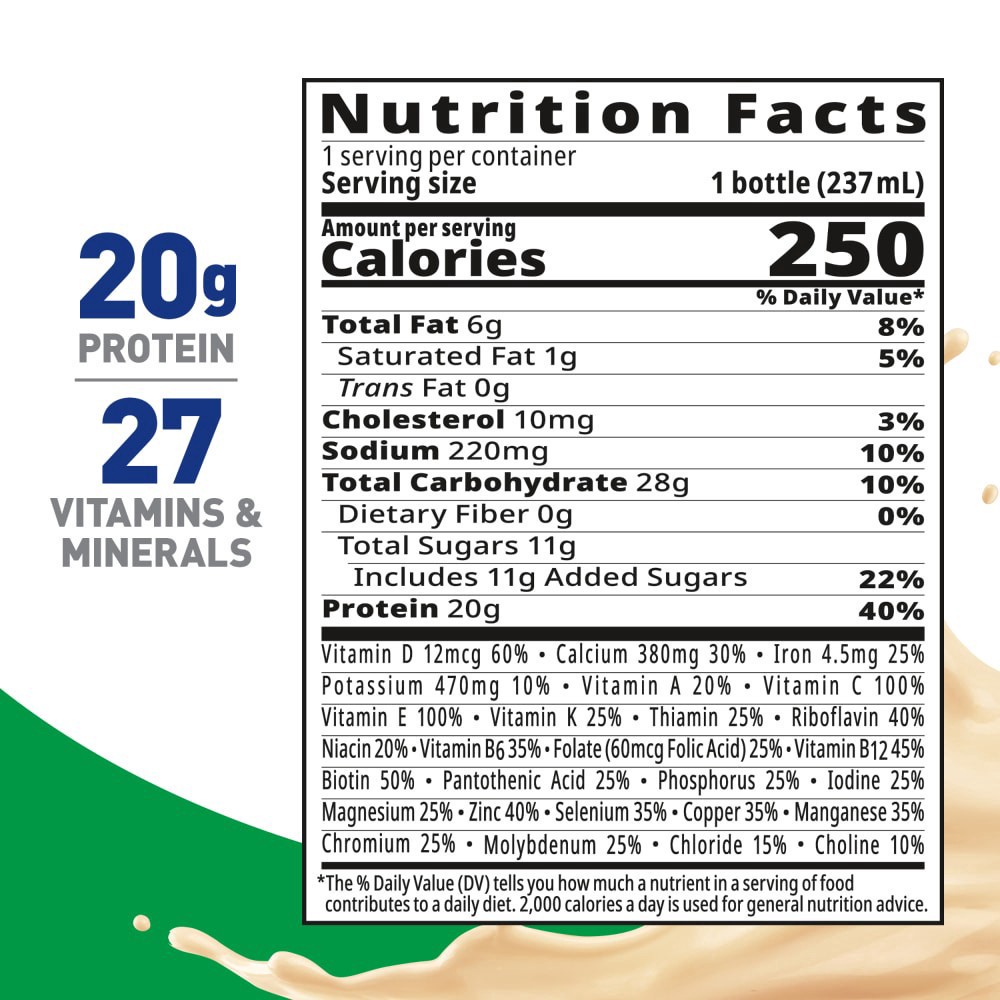 slide 6 of 6, BOOST High Protein Ready to Drink Caramel Protein Shake Multipack, 6 ct; 8 fl oz