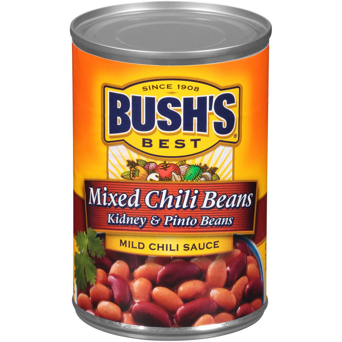 slide 1 of 7, Bush's Best  Kidney & Pinto Mixed Chili Beans, 15.5 oz