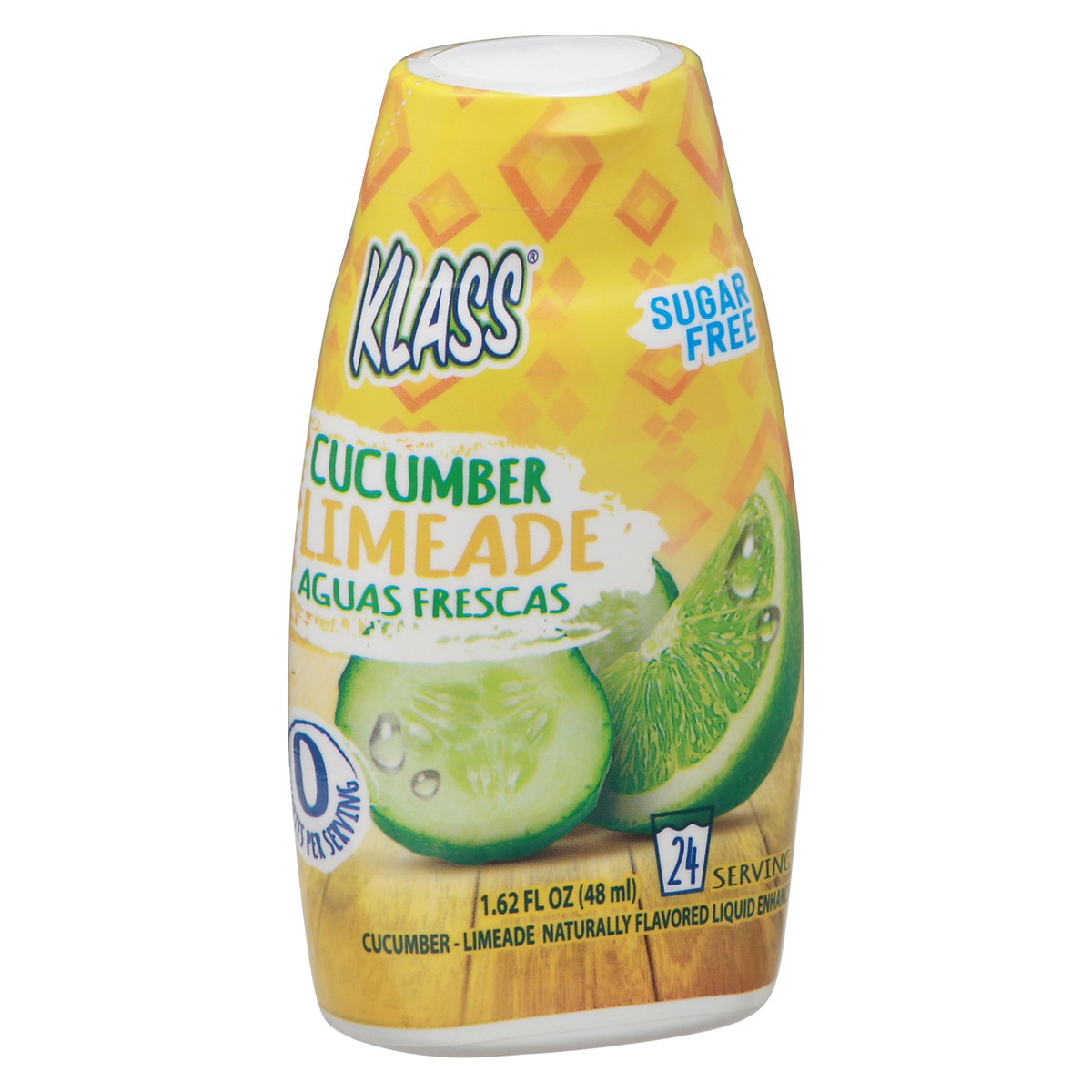 slide 8 of 13, Klass Sugar Free Cucumber Limeade Aguas Frescas - 1.62 fl oz, 1.62 fl oz