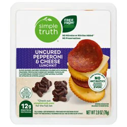 Simple Truth® Uncured Pepperoni & Cheese Lunchkit