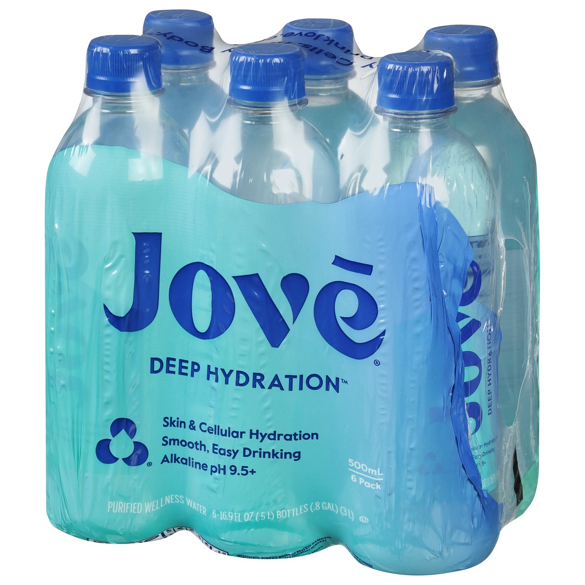 slide 10 of 11, Jove Water Bottles - 6 ct, 101.4 oz