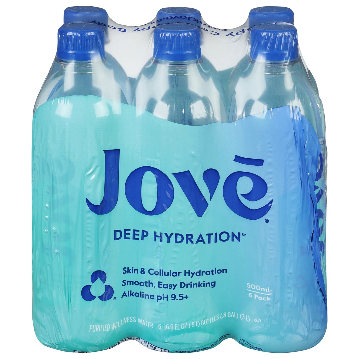 slide 2 of 11, Jove Water Bottles - 6 ct, 101.4 oz