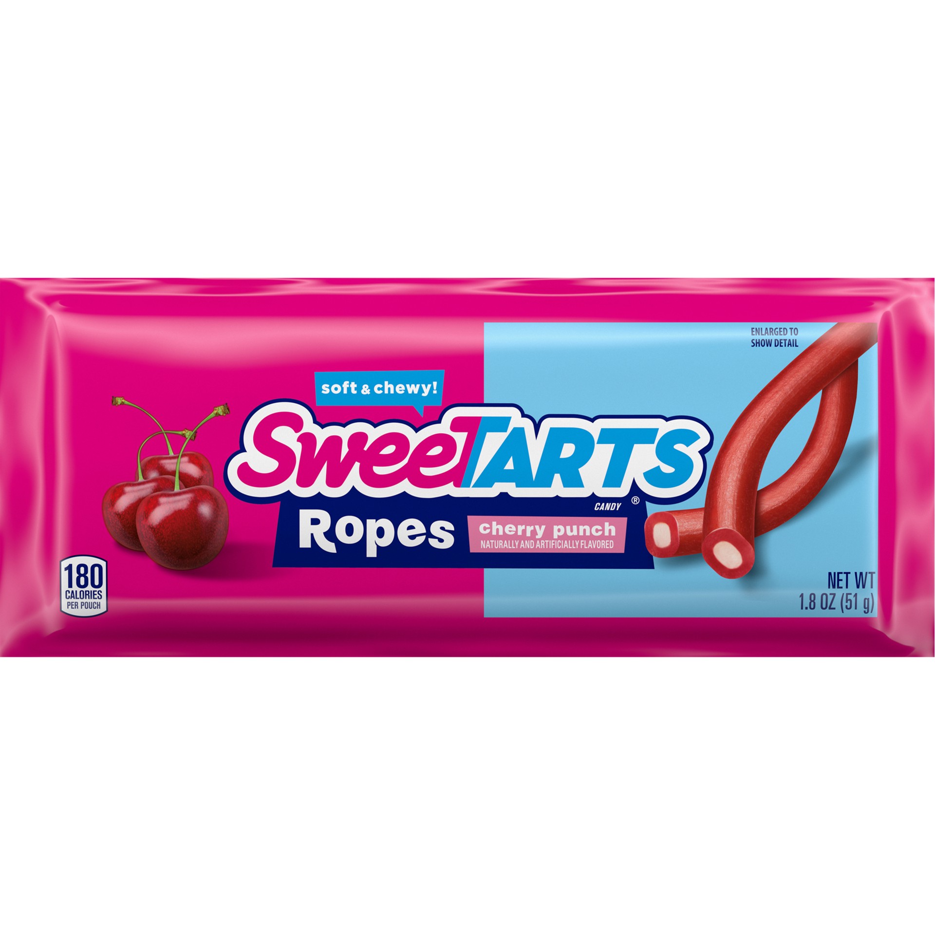 slide 1 of 5, SweeTARTS Ropes Soft & Chewy Cherry Punch Candy 1.8 oz, 1.8 oz