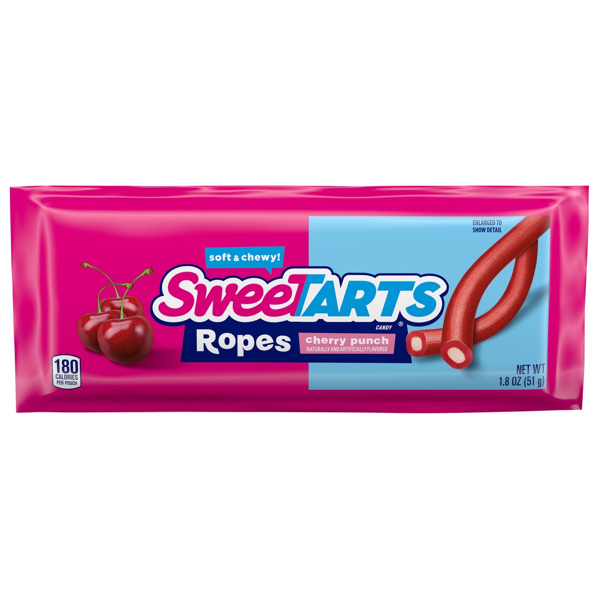 slide 1 of 5, SweeTARTS Ropes Soft & Chewy Cherry Punch Candy 1.8 oz, 1.8 oz