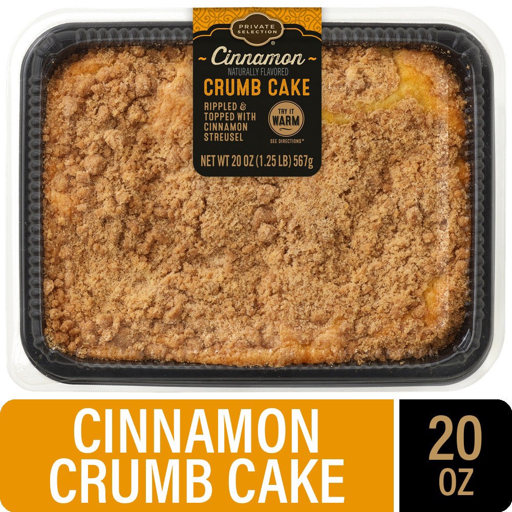 slide 1 of 3, Private Selection® Cinnamon Crumb Cake, 20 oz