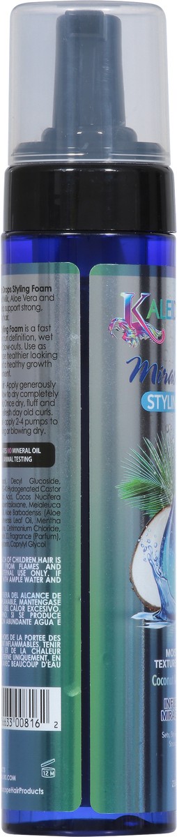 slide 2 of 9, Kaleidoscope Miracle Drops Coconut Milk & Aloe Vera Styling Foam 8 fl oz, 8 fl oz