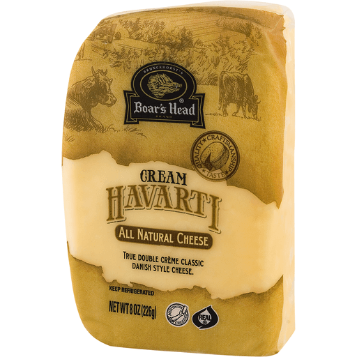 slide 3 of 9, Boar's Head Cheese, Creamy Havarti, 1 ct