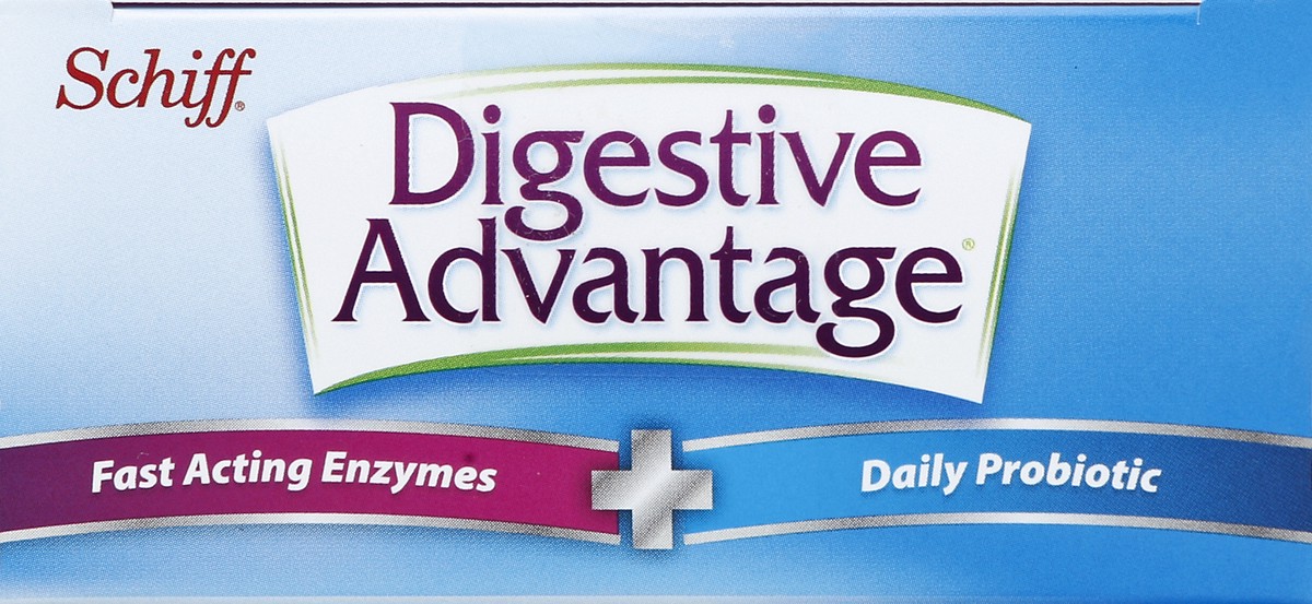 slide 2 of 5, Digestive Advantage Fast Acting Enzymes + Daily Probiotic - Helps prevent gas & break down food particles, 32 Capsules, 32 ct