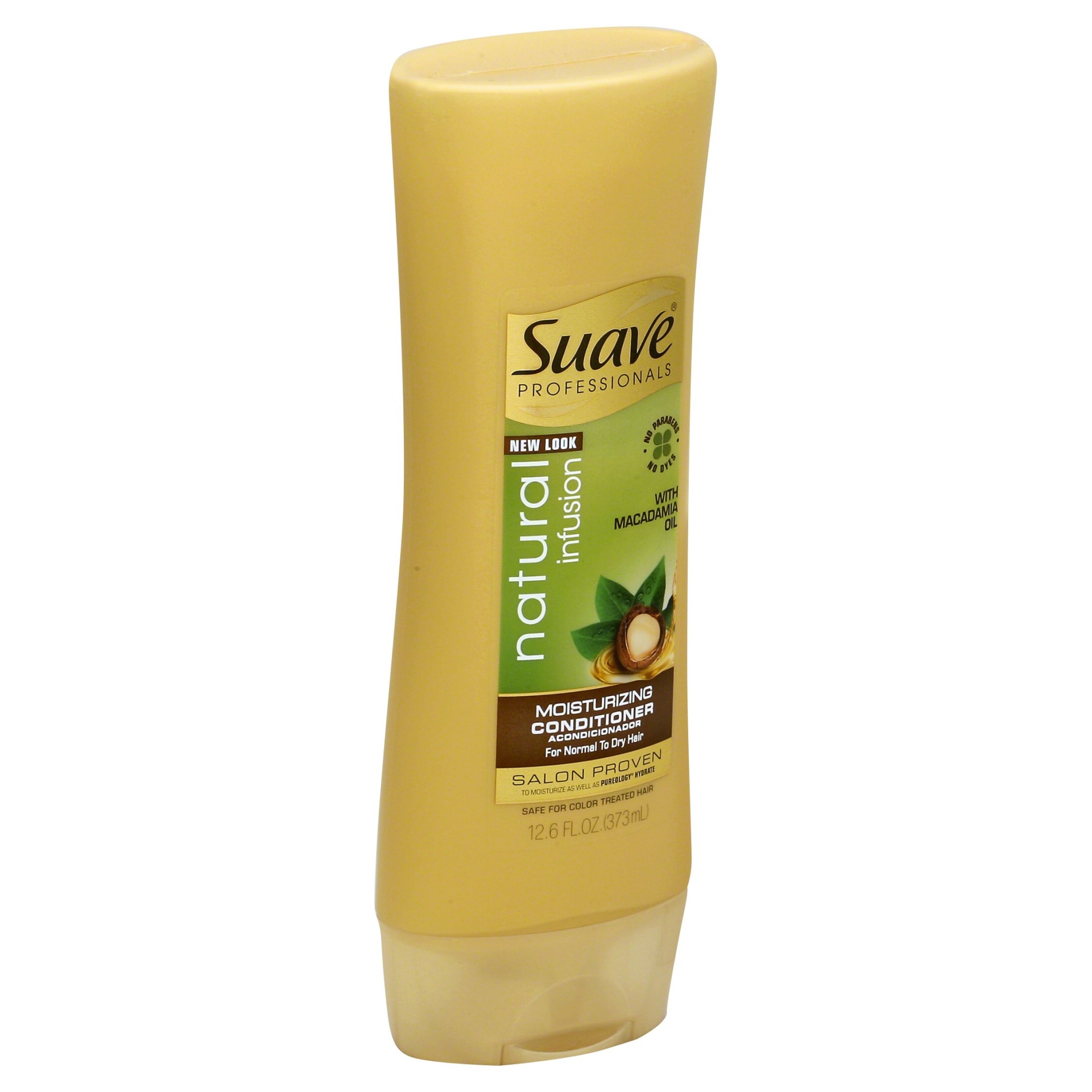 slide 1 of 7, Suave Professionals Natural Infusion Macadamia Oil & White Orchid Conditioner, 12.6 fl oz