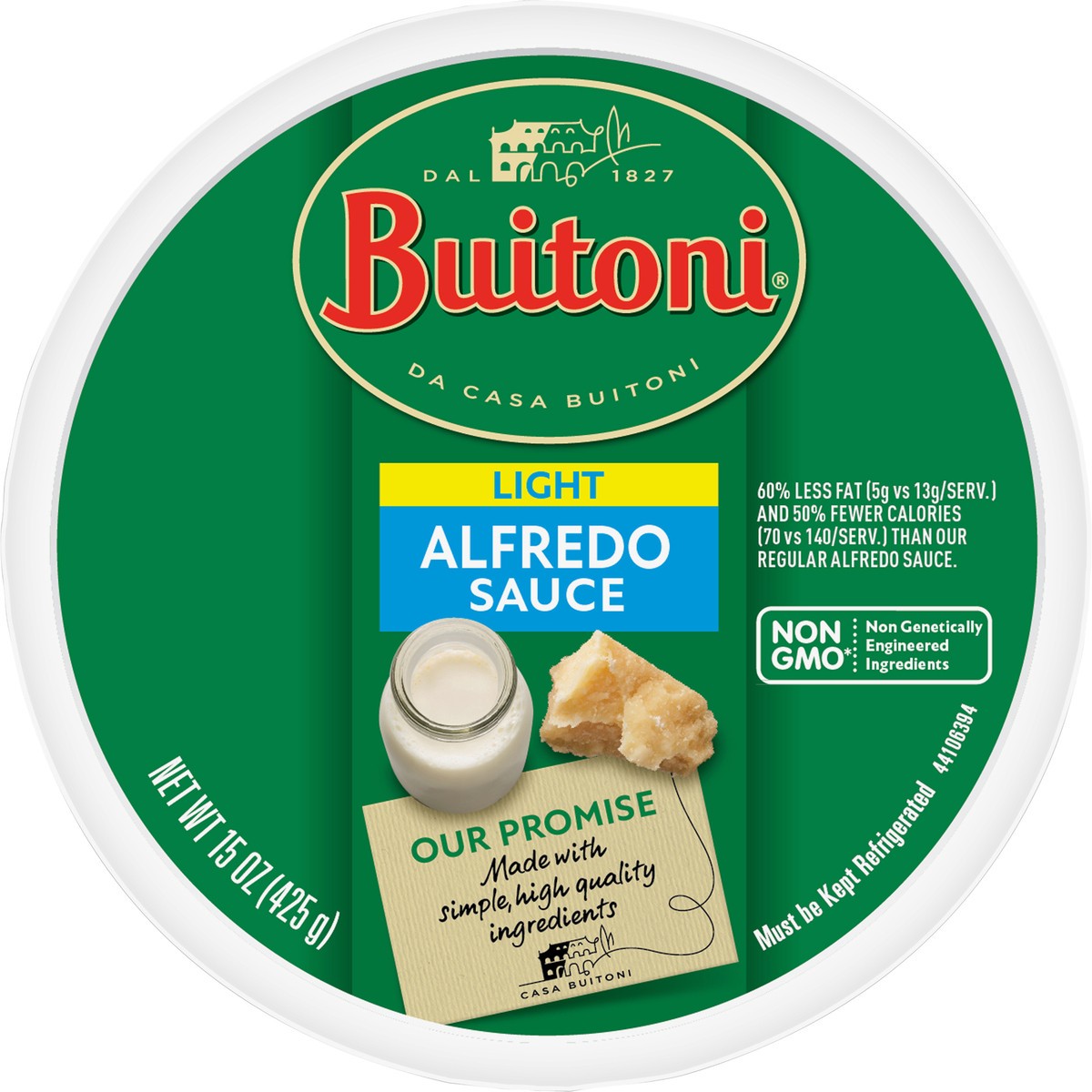 slide 2 of 9, Buitoni Light Alfredo Sauce, 15 oz