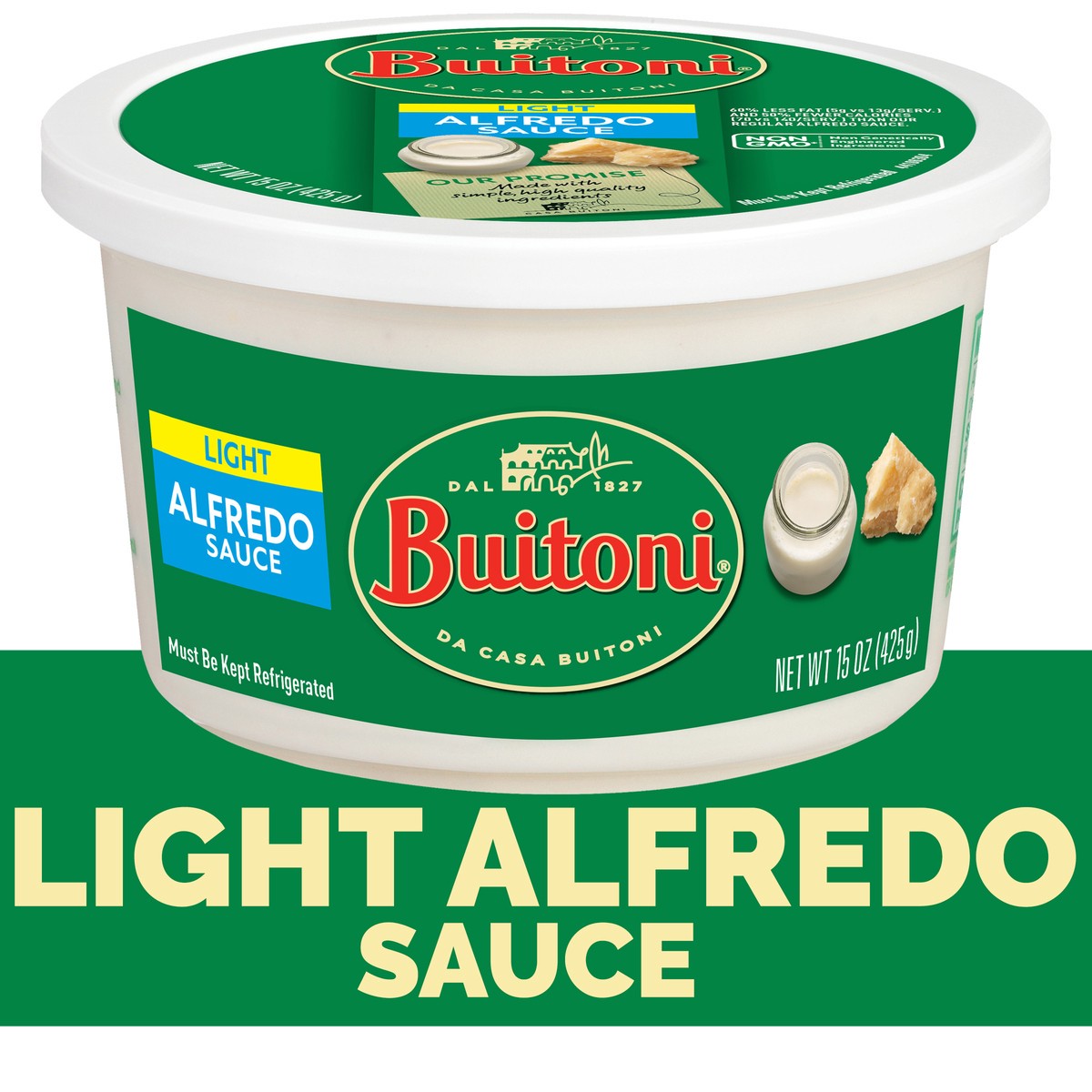 slide 1 of 9, Buitoni Light Alfredo Sauce, 15 oz