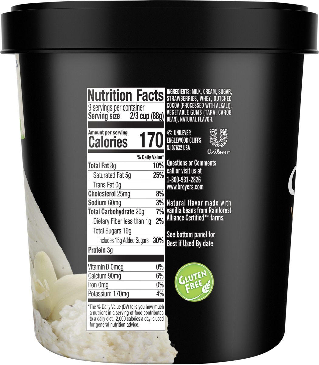 Breyers Vanilla, Chocolate, Strawberry Ice Cream 48 oz Shipt