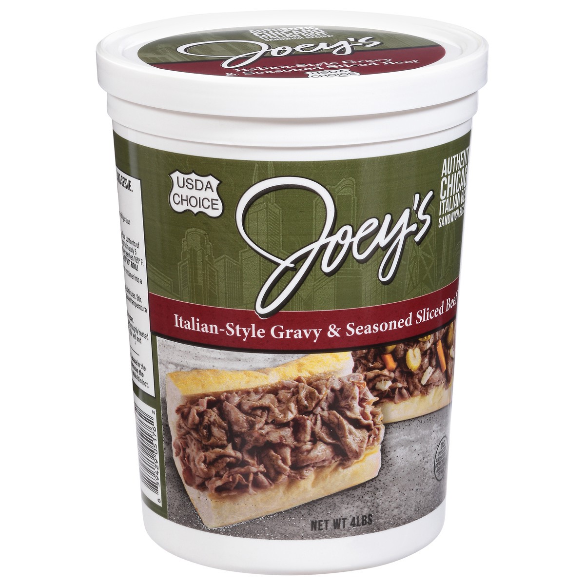 slide 4 of 4, Joeys Italian Style Frozen Beef And Gravy, 1 ct