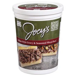 Joey's Italian-Style Gravy & Seasoned Sliced Beef 4 lb