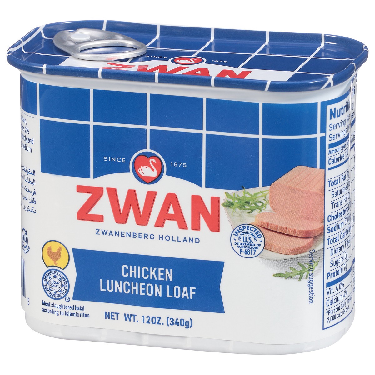 slide 4 of 14, Zwan Chicken Luncheon Loaf 12 oz, 12 oz
