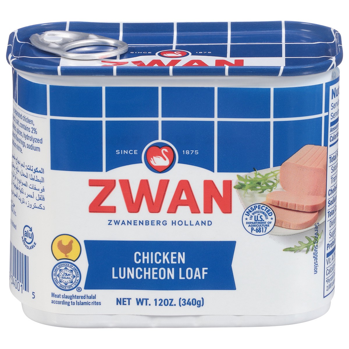 slide 7 of 14, Zwan Chicken Luncheon Loaf 12 oz, 12 oz