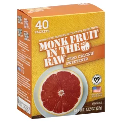 In the Raw Sweetener - 40 ct