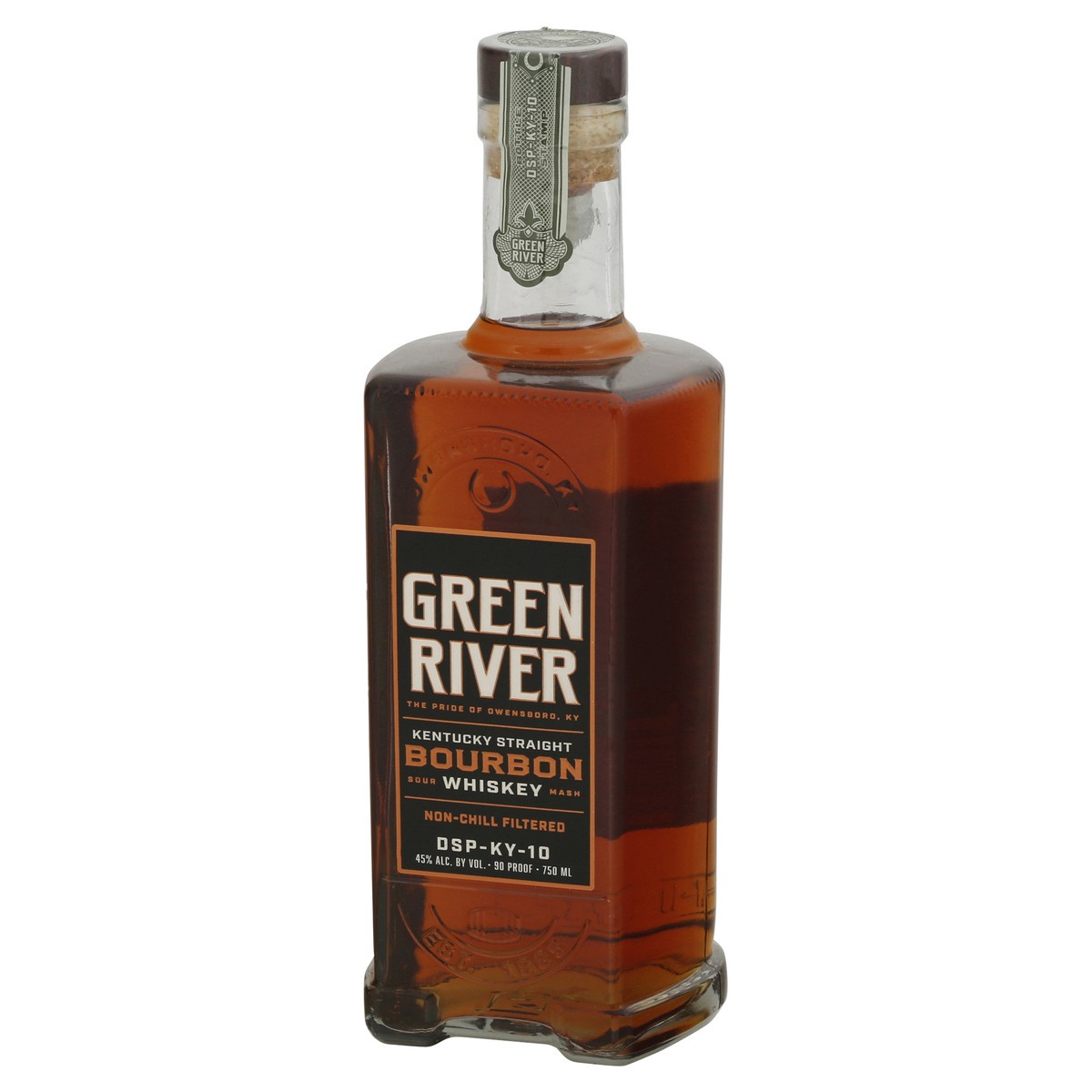slide 5 of 11, Green River Kentucky Straight Bourbon Whiskey 750 ml, 750 ml