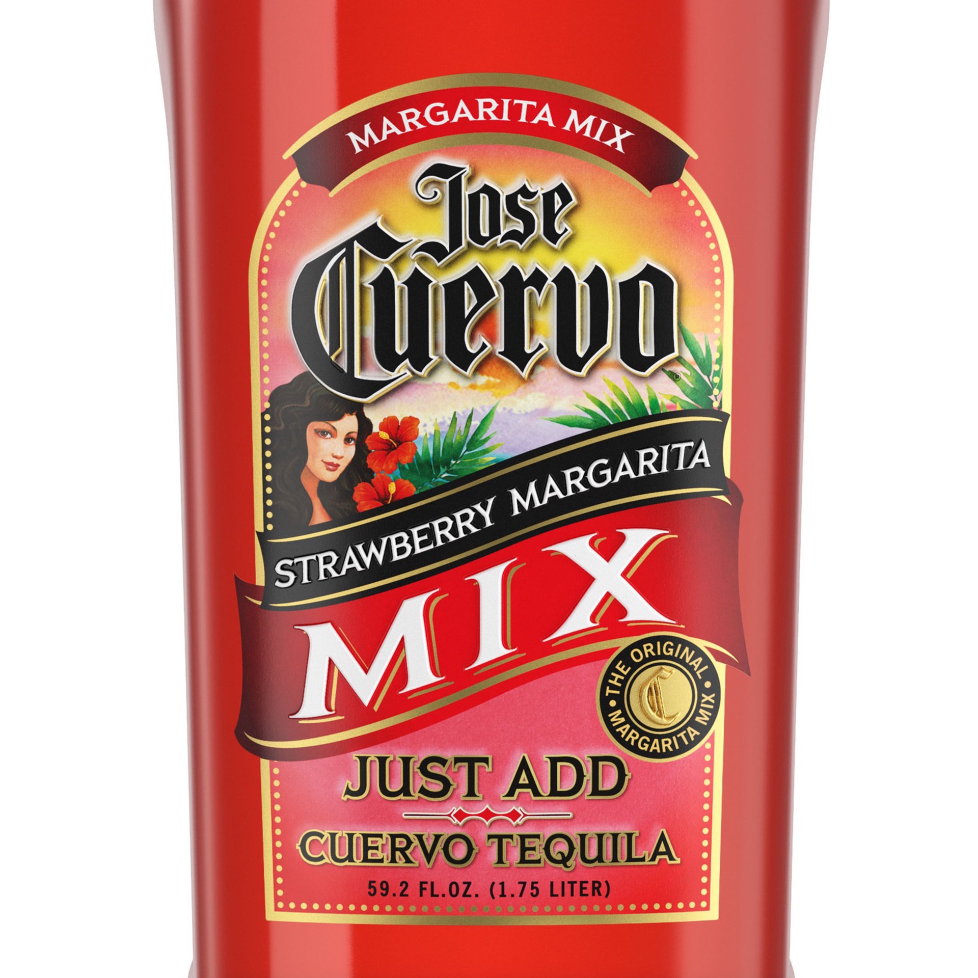 slide 6 of 8, Jose Cuervo Margarita Mix Strawberry Lime - 1.75 L, 1.75 liter