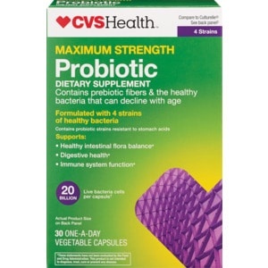 slide 1 of 1, CVS Health Probiotic Capsules Maximum Strength, 30 ct