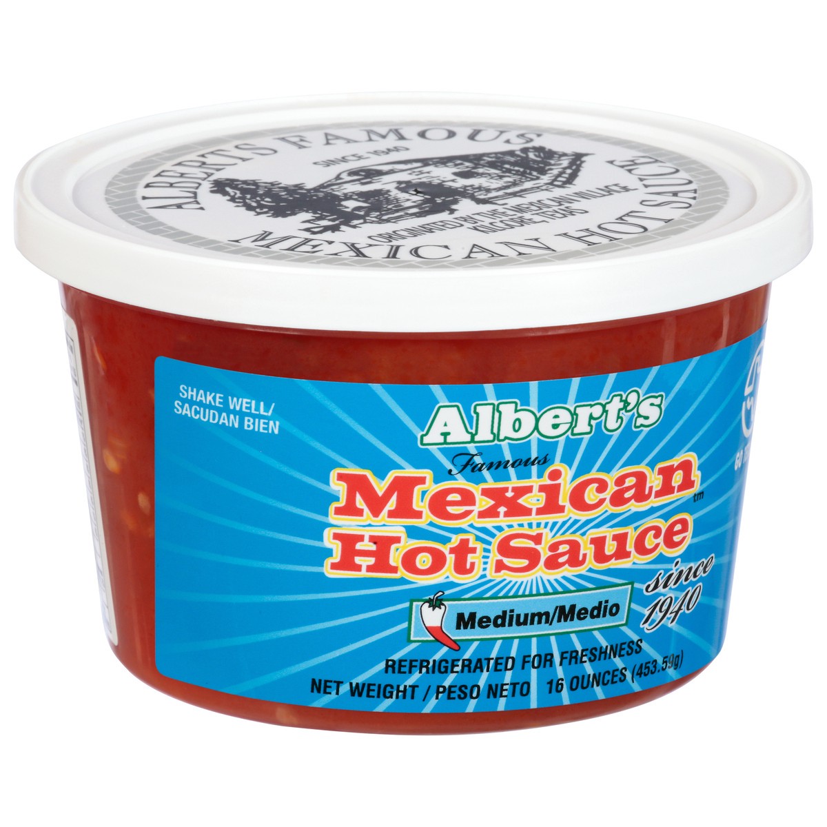 slide 7 of 14, Albert's Mexican Medium Hot Sauce 16 oz, 16 oz