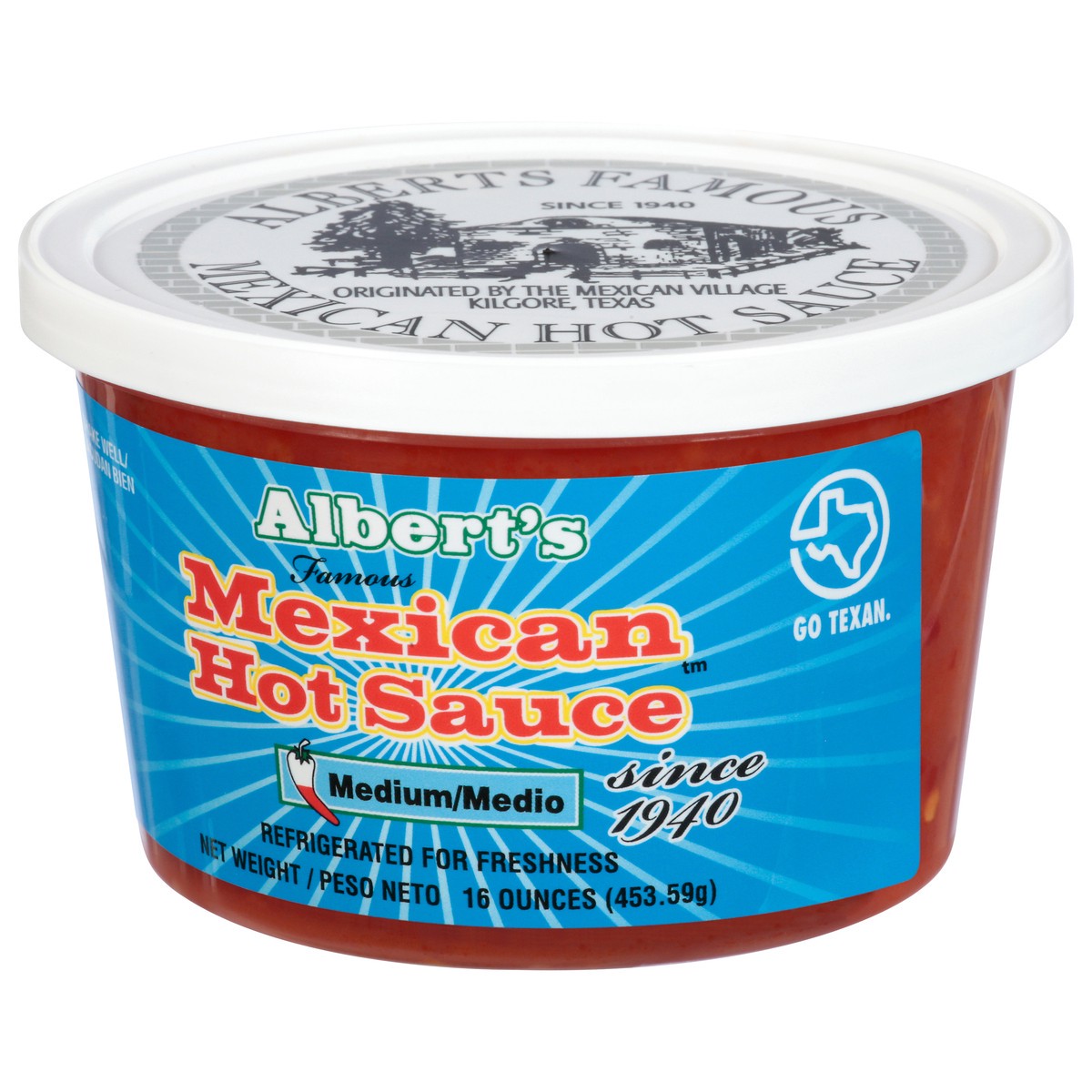 slide 12 of 14, Albert's Mexican Medium Hot Sauce 16 oz, 16 oz